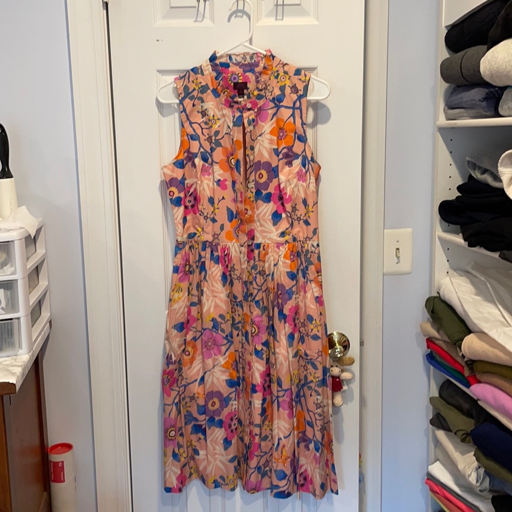 J.Crew Liberty print dress size 6